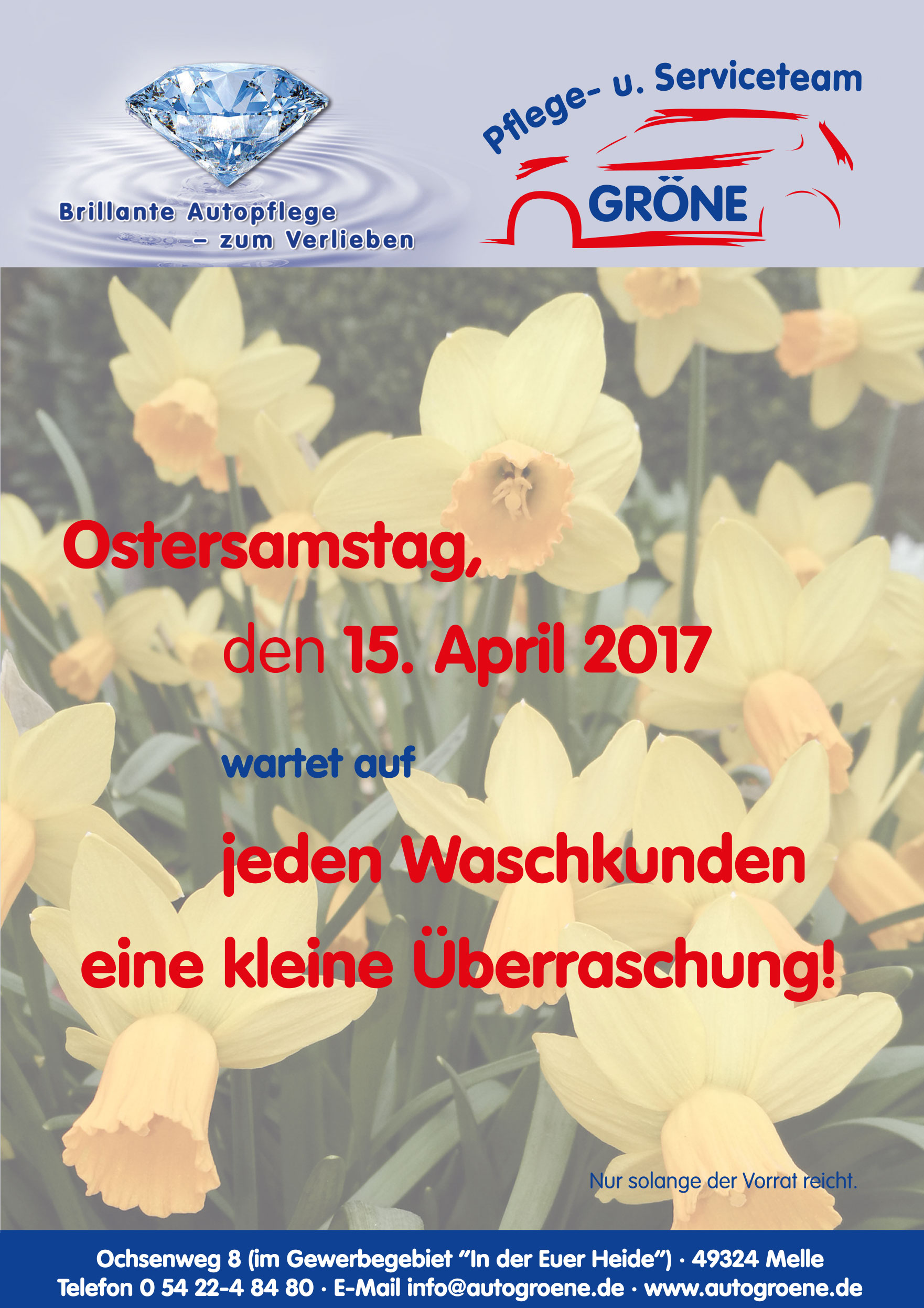 Gröne Flyer zu Ostern