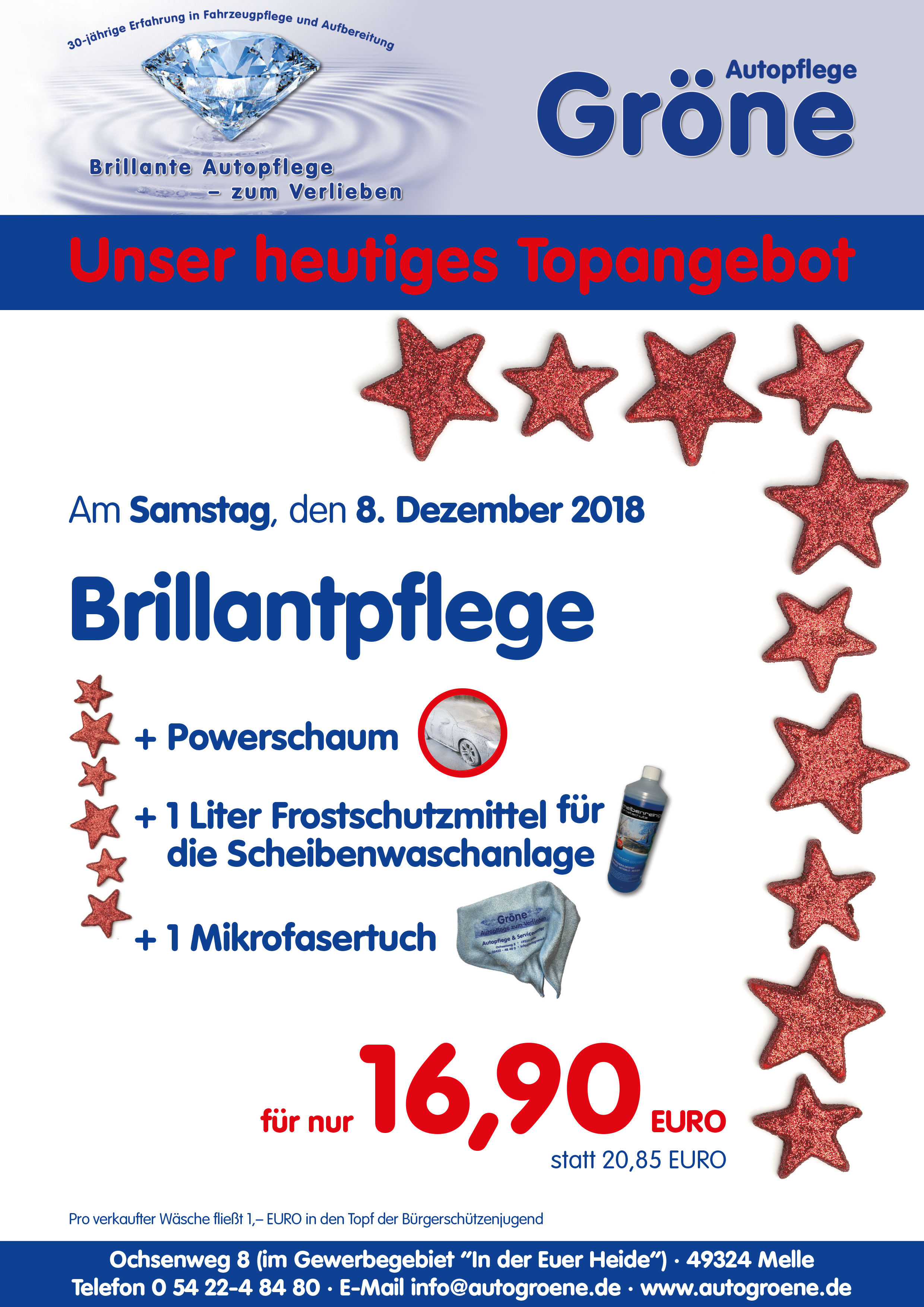 Gröne Flyer zu Weihnachten